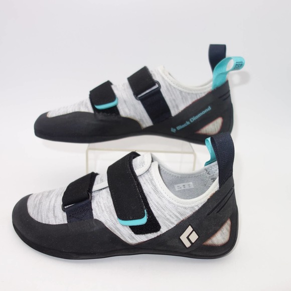 Black Diamond Shoes - Black Diamond Momentum Climbing Shoes Black Alloy actual size Women's 6.0